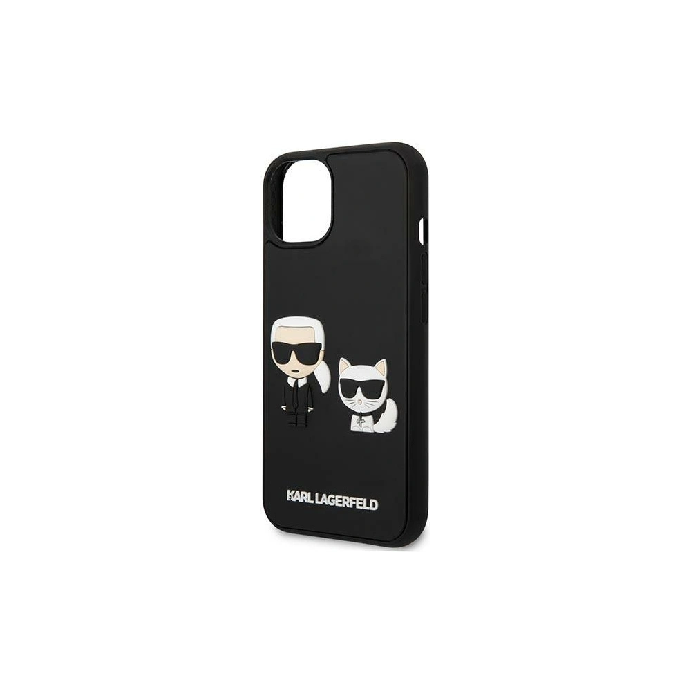 Hurtownia GSM - Case Karl Lagerfeld KLHCP14M3DRKCK Apple iPhone 14 Plus / 15 Plus schwarz/hardcase Karl&Choupette Ikonik 3D - KLD1033 - {ean13} - Hurt