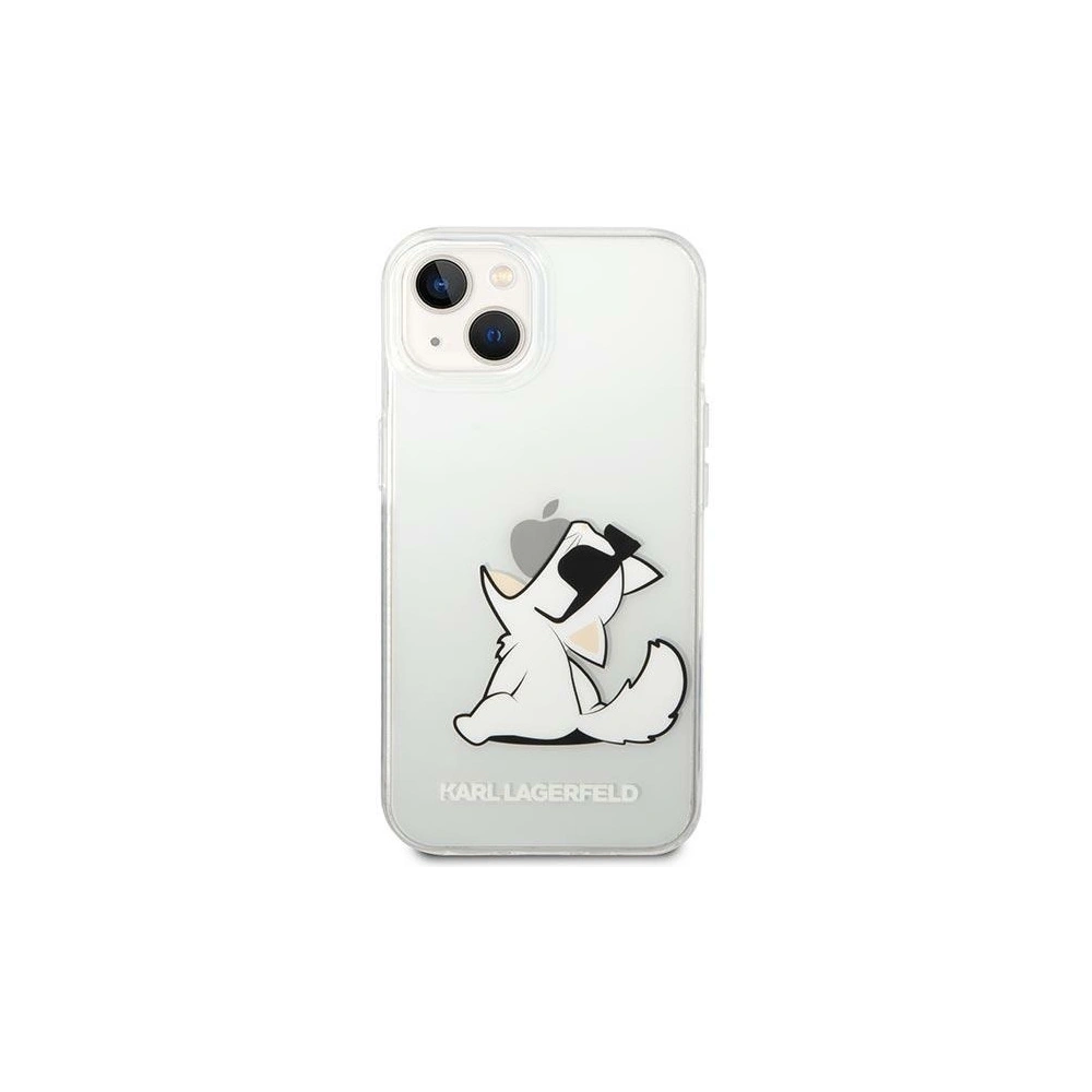 Hurtownia GSM - Case Karl Lagerfeld KLHCP14MCFNRC Apple iPhone 14 Plus / 15 Plus Hardcase transparent Choupette Fun - KLD1034 - {ean13} - Hurt