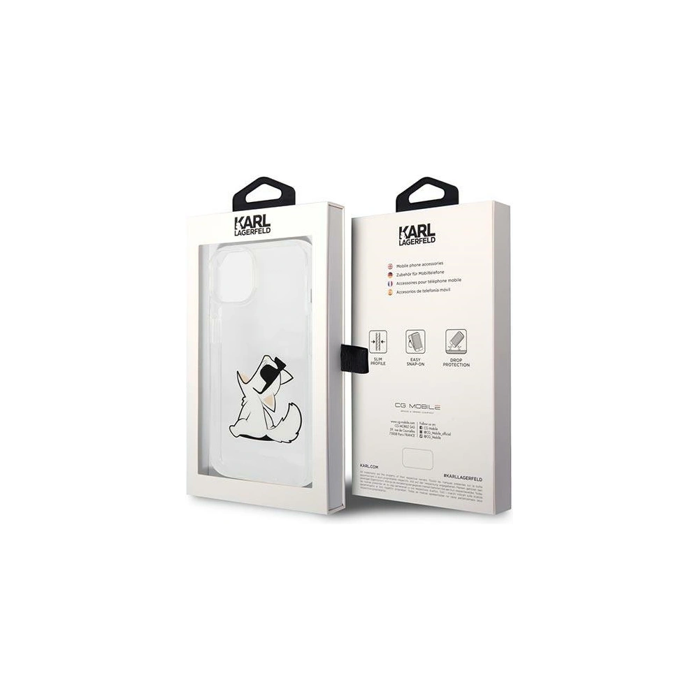 Hurtownia GSM - Case Karl Lagerfeld KLHCP14MCFNRC Apple iPhone 14 Plus / 15 Plus Hardcase transparent Choupette Fun - KLD1034 - {ean13} - Hurt