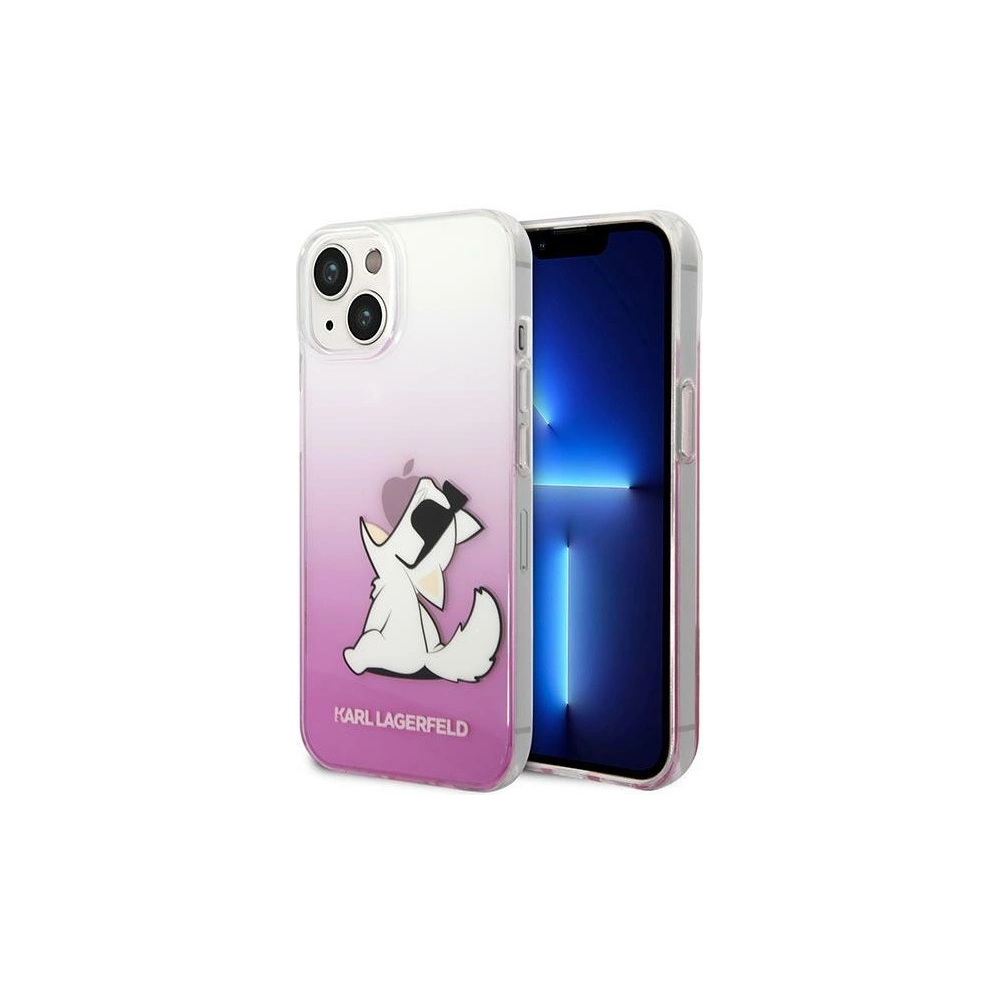 Hurtownia GSM - Etui Karl Lagerfeld KLHCP14MCFNRCPI Apple iPhone 14 Plus / 15 Plus hardcase růžový/pink Choupette Fun - KLD1035 - {ean13} - Hurt