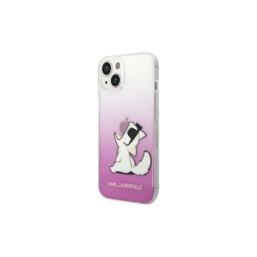 Hurtownia GSM - Etui Karl Lagerfeld KLHCP14MCFNRCPI Apple iPhone 14 Plus / 15 Plus hardcase růžový/pink Choupette Fun - KLD1035 - {ean13} - Hurt