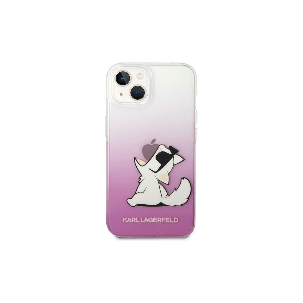 Hurtownia GSM - Etui Karl Lagerfeld KLHCP14MCFNRCPI Apple iPhone 14 Plus / 15 Plus hardcase růžový/pink Choupette Fun - KLD1035 - {ean13} - Hurt