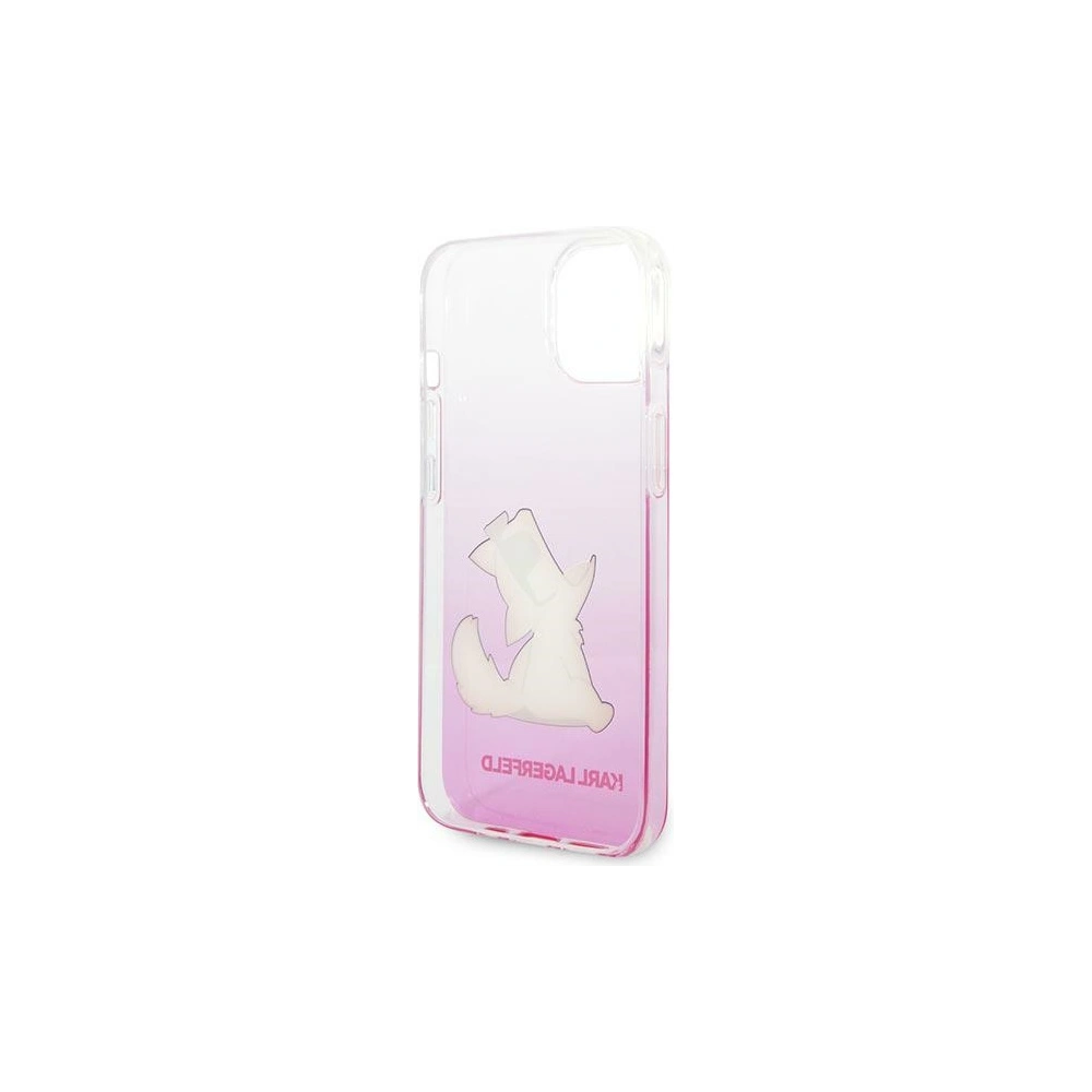 Wholesale Karl Lagerfeld KLHCP14MCFNRCPI Apple iPhone 14 Plus / 15 Plus hardcase pink Choupette Fun - KLD1035 - {ean13} - Hurt