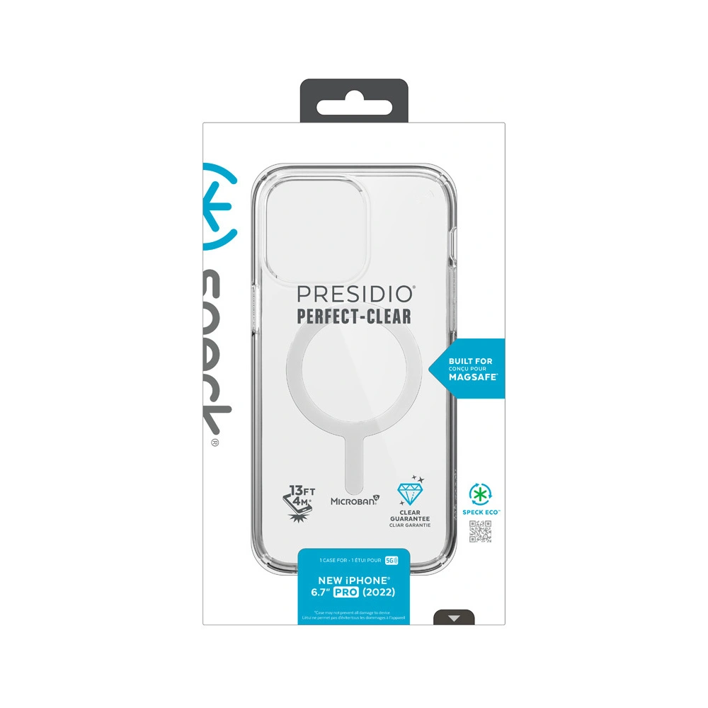 Hurtownia GSM - Case Speck Presidio Perfect-Clear MagSafe MICROBAN für Apple iPhone 14 Pro Max (klar) - SPK368 - {ean13} - Hurt