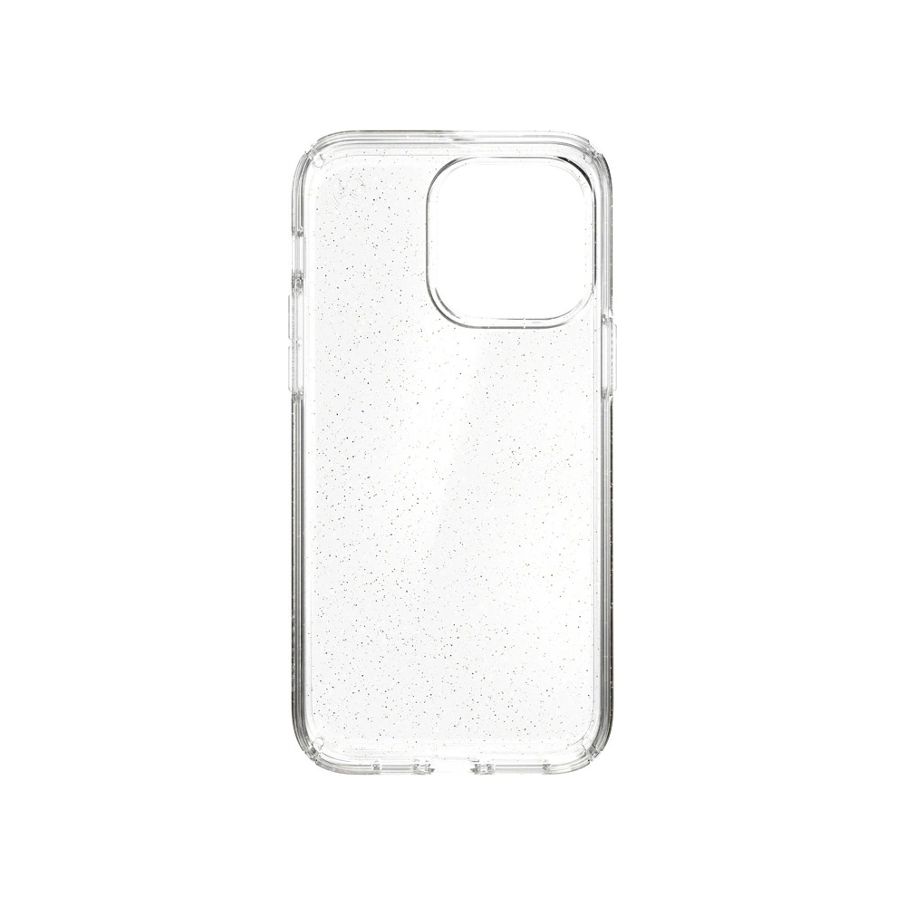 Hurtownia GSM - Etui Speck Presidio Perfect-Clear Glitter MICROBAN Apple iPhone 14 Pro Max (Čiré / Zlaté třpytky) - SPK369 - {ean13} - Hurt