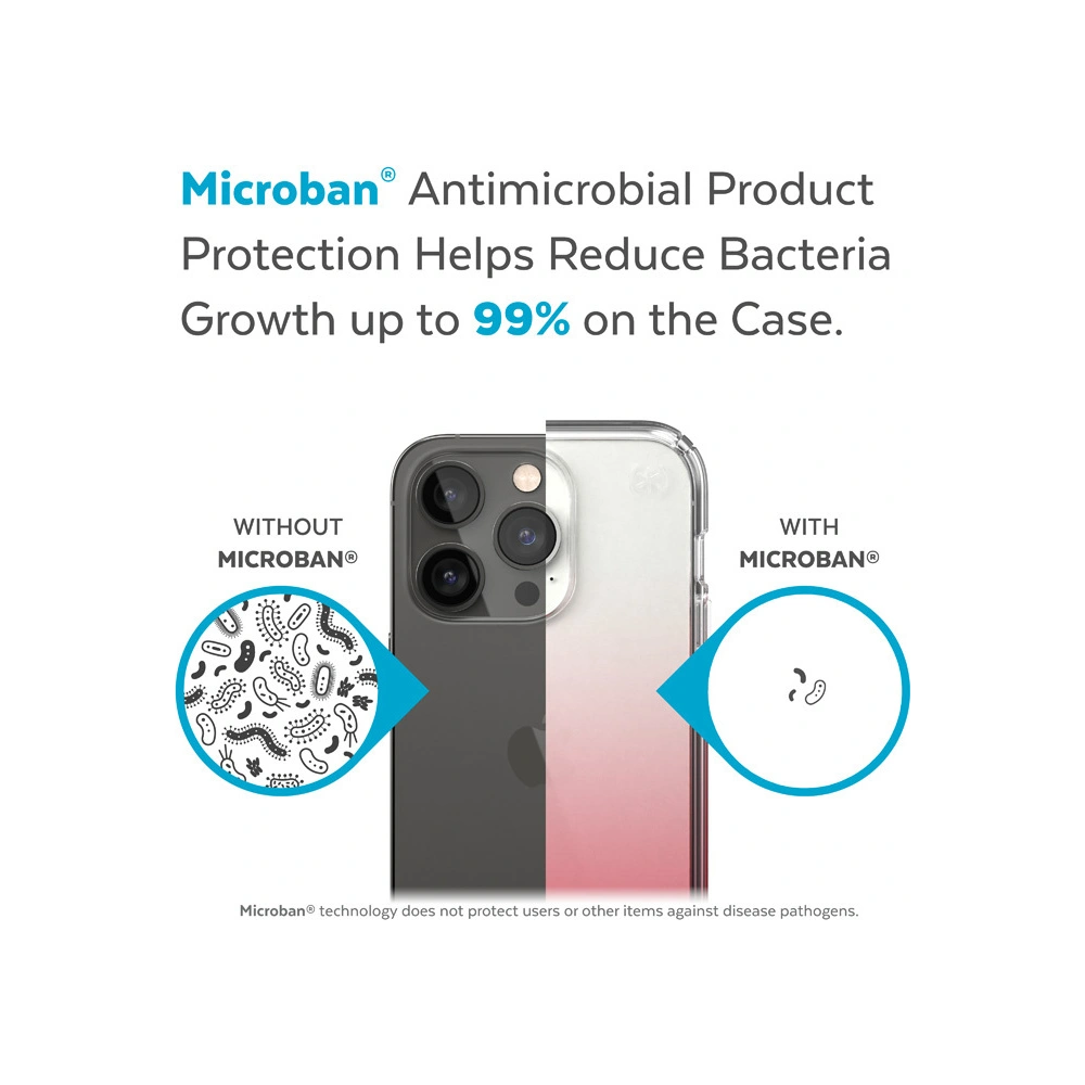 Wholesale Speck Presidio Perfect-Clear Ombre MICROBAN Apple iPhone 14 Pro Max (Clear / Vintage Rose Fade) - SPK370 - {ean13} - Hurt