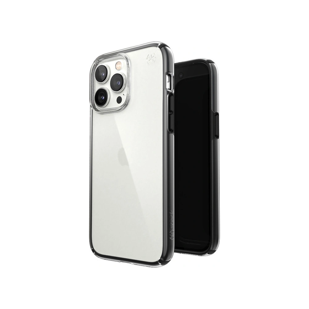 Wholesale Speck Presidio Perfect-Clear Impact Geometry MICROBAN Apple iPhone 14 Pro Max (Clear / Black) - SPK371 - {ean13} - Hurt