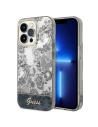Guess GUHCP14LHGPLHG Apple iPhone 14 Pro grey hardcase Porcelain Collection