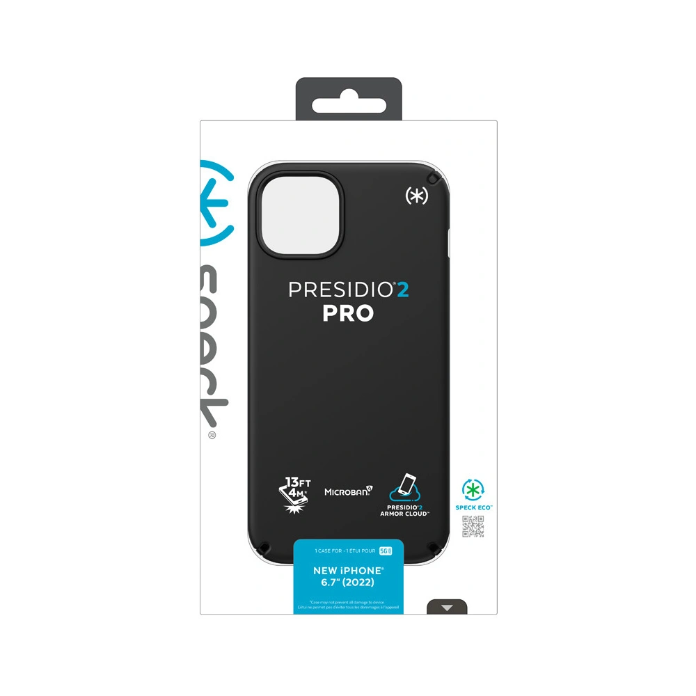 Hurtownia GSM - Etui Speck Presidio2 Pro MICROBAN Apple iPhone 14 Plus / 15 Plus (Černá / Černá / Bílá) - SPK379 - {ean13} - Hurt