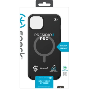 Hurtownia GSM - Etui Speck Presidio2 Pro MagSafe MICROBAN Apple iPhone 14 Plus / 15 Plus (Černá / Černá / Bílá) - SPK381 - {ean13} - Hurt
