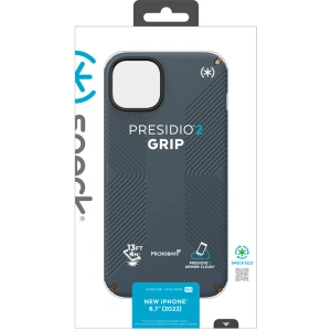 Hurtownia GSM - Etui Speck Presidio2 Grip MICROBAN Apple iPhone 14 Plus / 15 Plus (Uhlí / Cool Bronze / Šedý) - SPK382 - {ean13} - Hurt