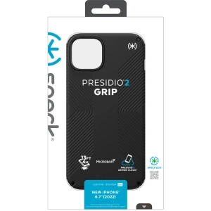 Hurtownia GSM - Etui Speck Presidio2 Grip MICROBAN Apple iPhone 14 Plus / 15 Plus (Černá / Černá / Bílá) - SPK384 - {ean13} - Hurt