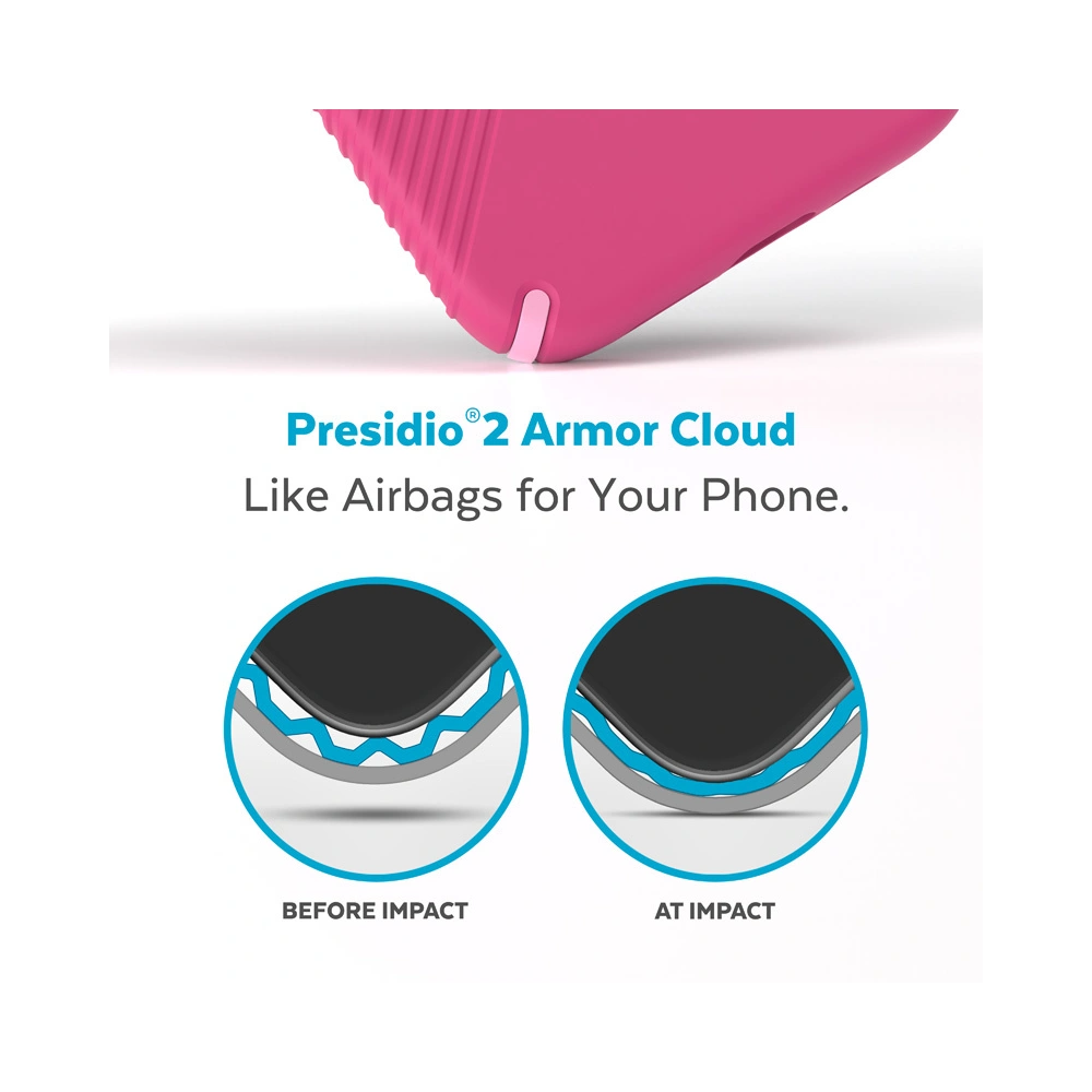 Wholesale Speck Presidio2 Grip MagSafe MICROBAN Apple iPhone 14 Plus / 15 Plus (Digitalpink / Blossompink / White) - SPK385 - {ean13} - Hurt