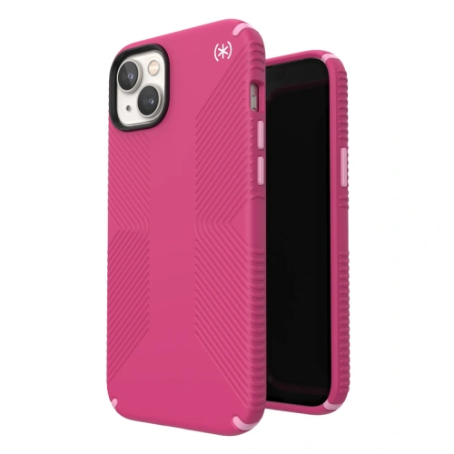 Etui Speck Presidio2 Grip MagSafe MICROBAN Apple iPhone 14 Plus / 15 Plus (Digitalpink / Blossompink / White)