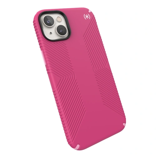 Etui Speck Presidio2 Grip MagSafe MICROBAN Apple iPhone 14 Plus / 15 Plus (Digitalpink / Blossompink / White)