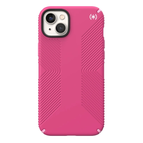 Etui Speck Presidio2 Grip MagSafe MICROBAN Apple iPhone 14 Plus / 15 Plus (Digitalpink / Blossompink / White)