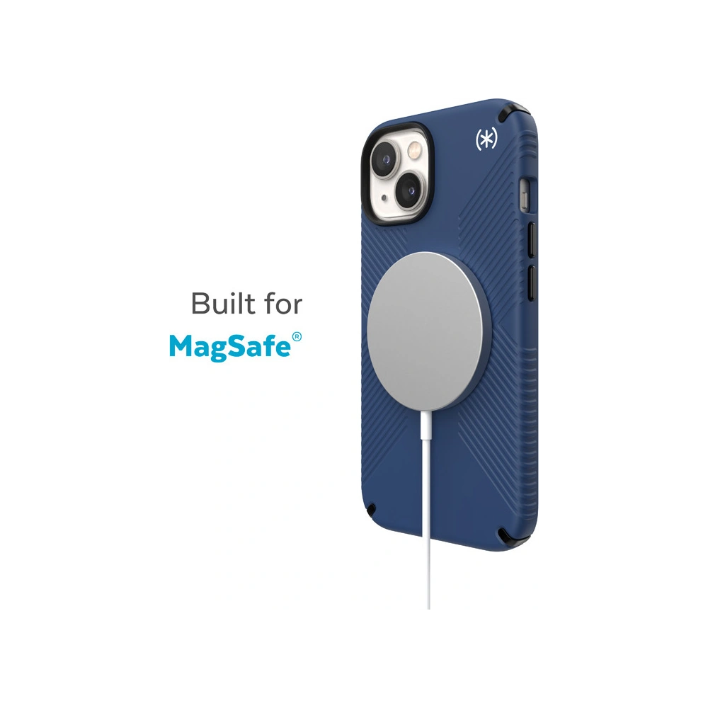 Hurtownia GSM - Etui Speck Presidio2 Grip MagSafe MICROBAN Apple iPhone 14 Plus / 15 Plus (Coastal Blue / Černá / Bílá) - SPK386 - {ean13} - Hurt