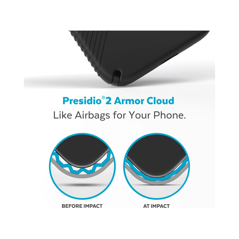Wholesale Speck Presidio2 Grip MagSafe MICROBAN Apple iPhone 14 Plus / 15 Plus (Black / Black / White) - SPK387 - {ean13} - Hurt