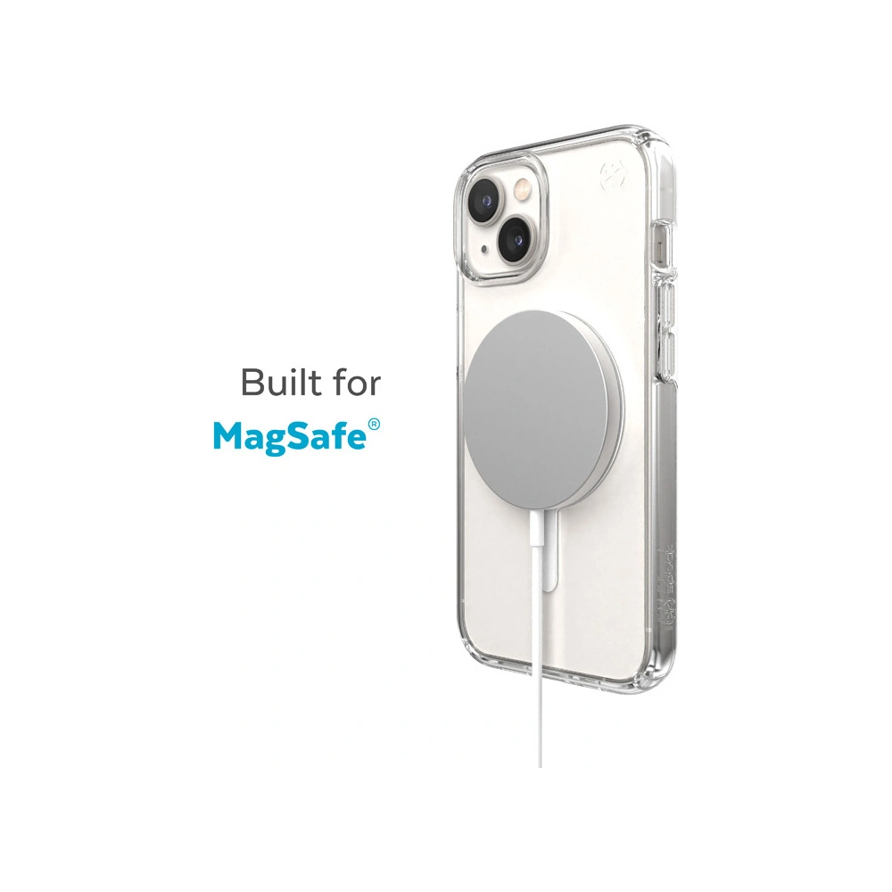 Hurtownia GSM - Etui Speck Presidio Perfect-Clear MagSafe MICROBAN Apple iPhone 14 Plus / 15 Plus (Průhledné) - SPK389 - {ean13} - Hurt