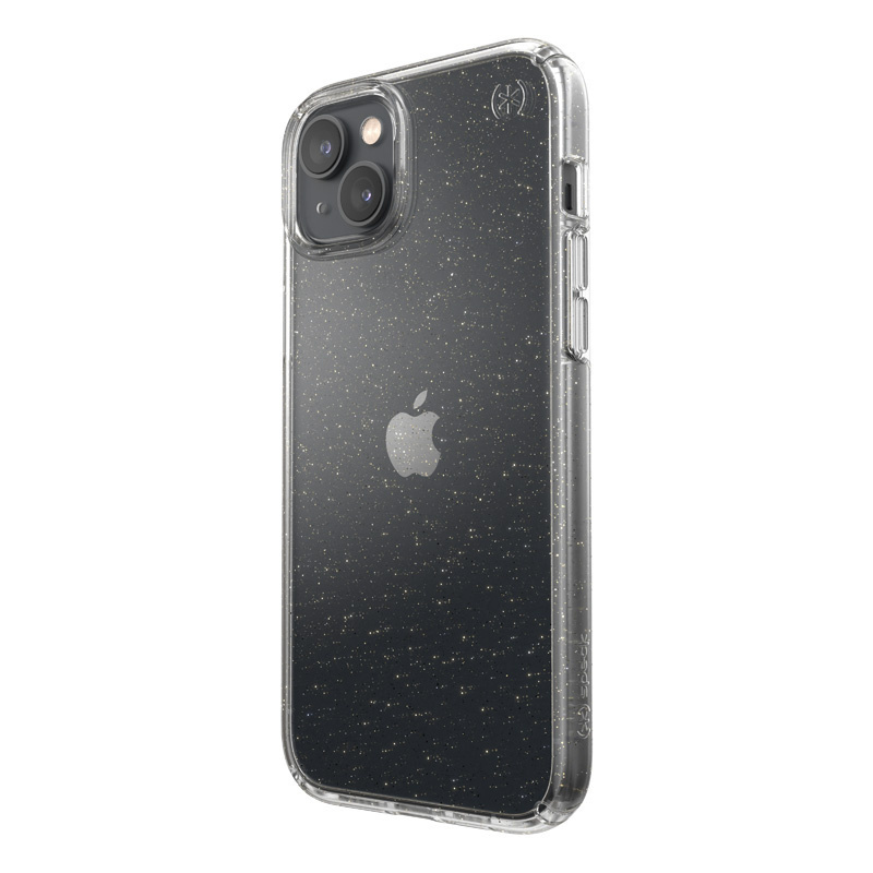 Hurtownia Speck - 840168524068 - SPK390 - Etui Speck Presidio Perfect-Clear Glitter MICROBAN Apple iPhone 14 Plus (Clear / Gold Glitter) - B2B homescreen