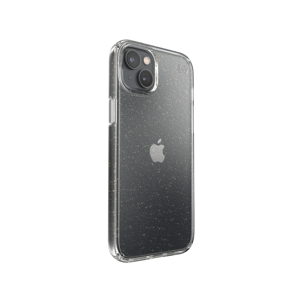 Hurtownia GSM - Etui Speck Presidio Perfect-Clear Glitter MICROBAN Apple iPhone 14 Plus / 15 Plus (Čirý / Zlatý třpyt) - SPK390 - {ean13} - Hurt