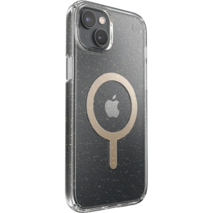 Hurtownia GSM - Etui Speck Presidio Perfect-Clear Glitter MagSafe MICROBAN Apple iPhone 14 Plus / 15 Plus (Čiré / Zlaté třpytky) - SPK391 - {ean13} - Hurt