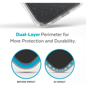Wholesale Speck Presidio Perfect-Clear Glitter MagSafe MICROBAN Apple iPhone 14 Plus / 15 Plus (Clear / Gold Glitter) - SPK391 - {ean13} - Hurt