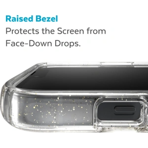 Wholesale Speck Presidio Perfect-Clear Glitter MagSafe MICROBAN Apple iPhone 14 Plus / 15 Plus (Clear / Gold Glitter) - SPK391 - {ean13} - Hurt