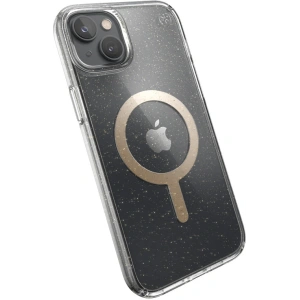 Wholesale Speck Presidio Perfect-Clear Glitter MagSafe MICROBAN Apple iPhone 14 Plus / 15 Plus (Clear / Gold Glitter) - SPK391 - {ean13} - Hurt