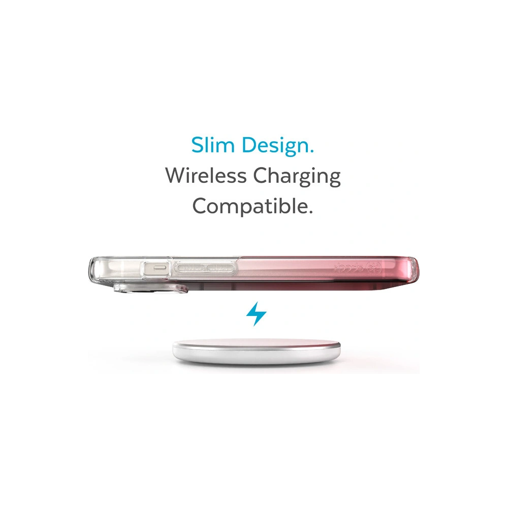 Wholesale Speck Presidio Perfect-Clear Ombre MICROBAN Apple iPhone 14 Plus / 15 Plus (Clear / Vintage Rose Fade) - SPK392 - {ean13} - Hurt