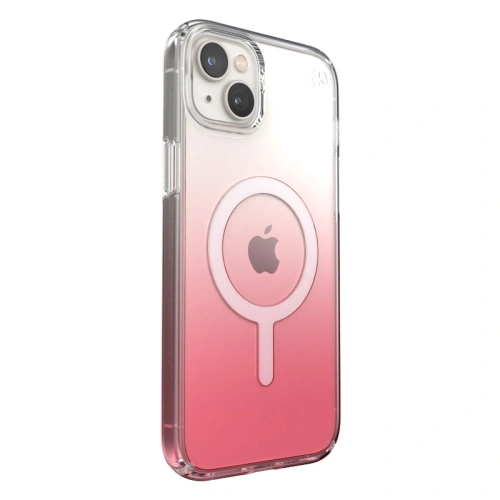Etui Speck Presidio Perfect-Clear Ombre MagSafe MICROBAN Apple iPhone 14 Plus / 15 Plus (Clear / Vintage Rose Fade)