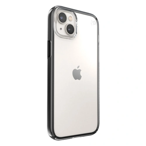Etui Speck Presidio Perfect-Clear Impact Geometry MICROBAN Apple iPhone 14 Plus / 15 Plus (Clear / Black)