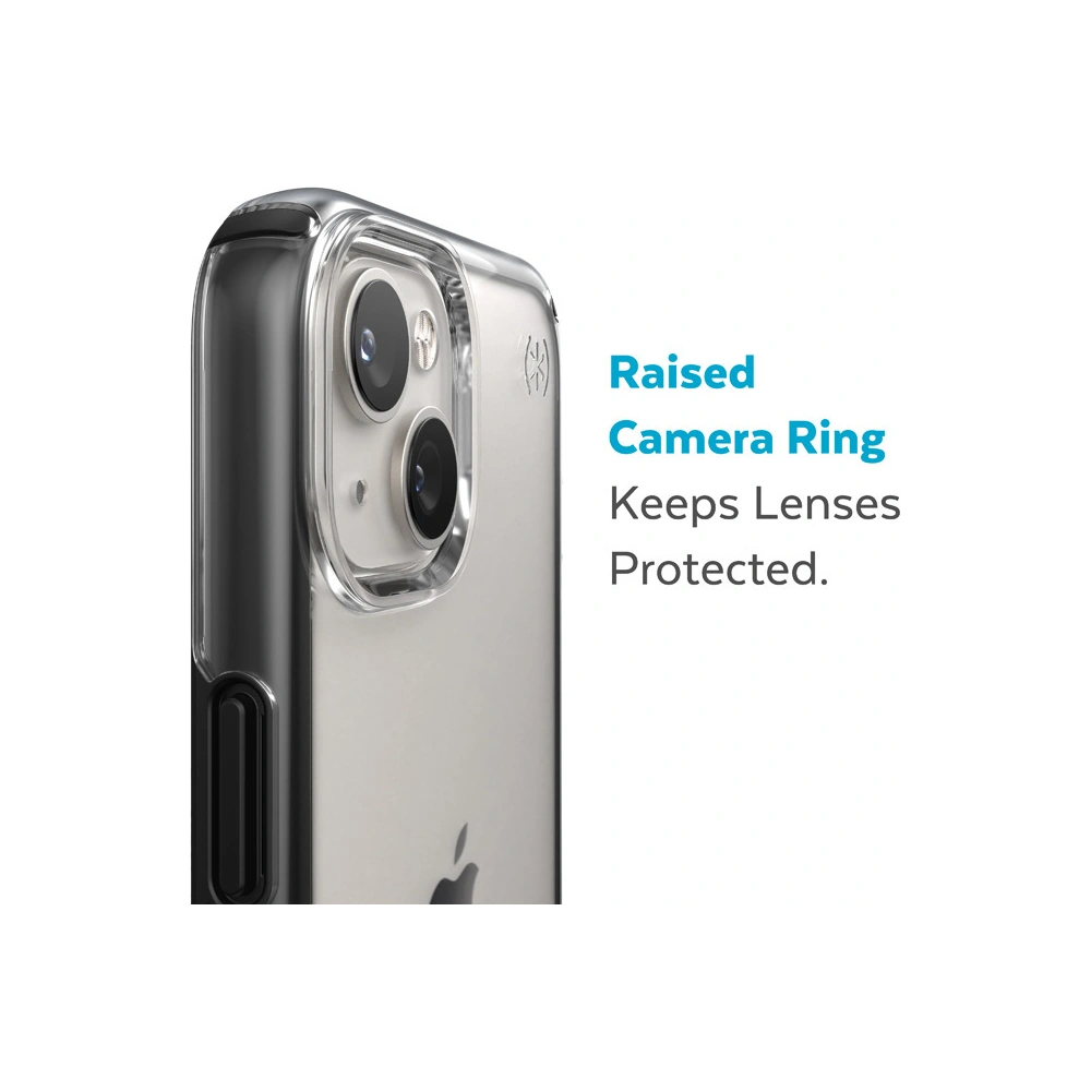 Hurtownia GSM - Etui Speck Presidio Perfect-Clear Impact Geometry MICROBAN Apple iPhone 14 Plus / 15 Plus (Čiré / Černé) - SPK394 - {ean13} - Hurt