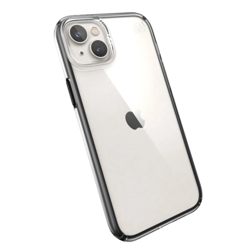 Etui Speck Presidio Perfect-Clear Impact Geometry MICROBAN Apple iPhone 14 Plus / 15 Plus (Clear / Black)