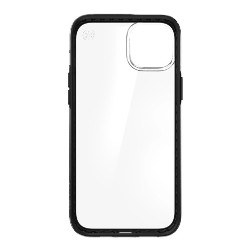 Etui Speck Presidio Perfect-Clear Impact Geometry MICROBAN Apple iPhone 14 Plus / 15 Plus (Clear / Black)