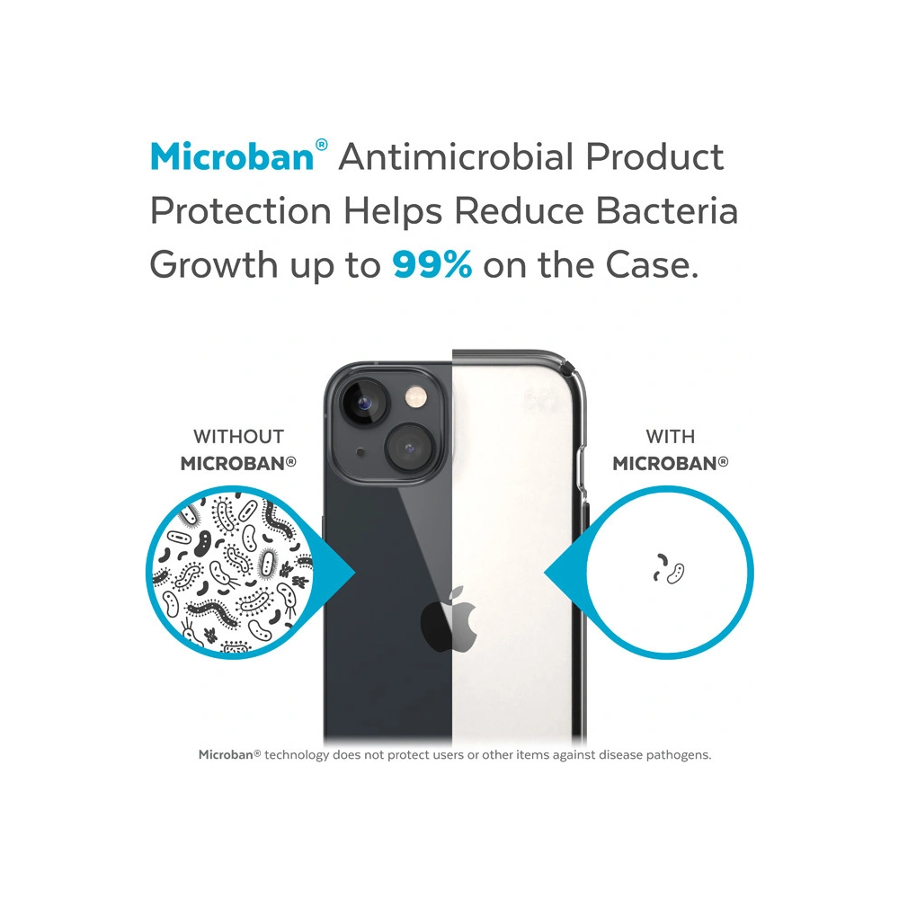 Hurtownia GSM - Etui Speck Presidio Perfect-Clear Impact Geometry MICROBAN Apple iPhone 14 Plus / 15 Plus (Čiré / Černé) - SPK394 - {ean13} - Hurt