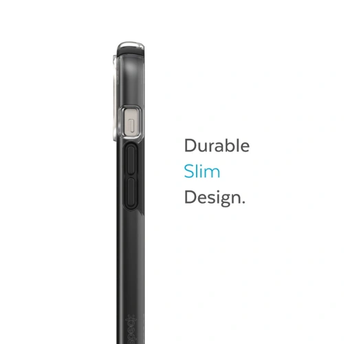 Etui Speck Presidio Perfect-Clear Impact Geometry MICROBAN Apple iPhone 14 Plus / 15 Plus (Clear / Black)