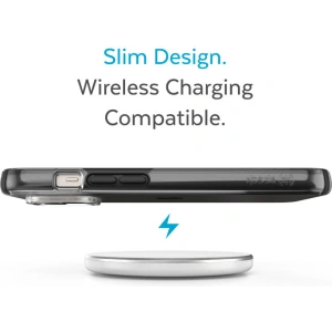 Hurtownia GSM - Etui Speck Presidio Perfect-Clear Impact Geometry MICROBAN Apple iPhone 14 Plus / 15 Plus (Čiré / Černé) - SPK394 - {ean13} - Hurt