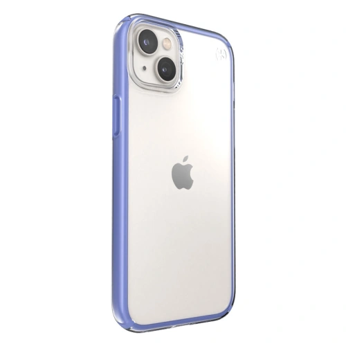 Etui Speck Presidio Perfect-Clear Impact Geometry MICROBAN Apple iPhone 14 Plus / 15 Plus (Clear / Grounded Purple)