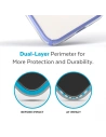 Wholesale Speck Presidio Perfect-Clear Impact Geometry MICROBAN Apple iPhone 14 Plus / 15 Plus (Clear / Grounded Purple) - SPK395 - {ean13} - Hurt