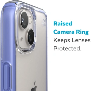 Wholesale Speck Presidio Perfect-Clear Impact Geometry MICROBAN Apple iPhone 14 Plus / 15 Plus (Clear / Grounded Purple) - SPK395 - {ean13} - Hurt