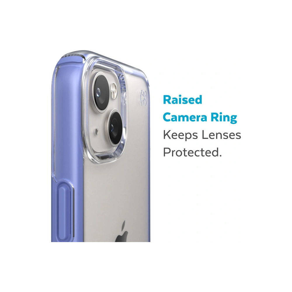 Hurtownia GSM - Etui Speck Presidio Perfect-Clear Impact Geometry MICROBAN Apple iPhone 14 Plus / 15 Plus (Transparent / Purple Întemeiat) - SPK395 - {ean13} - Hurt