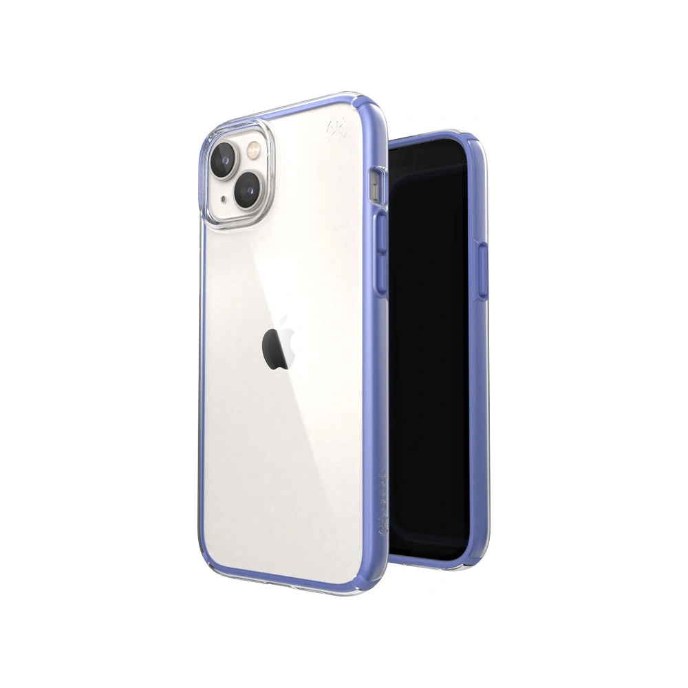 Wholesale Speck Presidio Perfect-Clear Impact Geometry MICROBAN Apple iPhone 14 Plus / 15 Plus (Clear / Grounded Purple) - SPK395 - {ean13} - Hurt