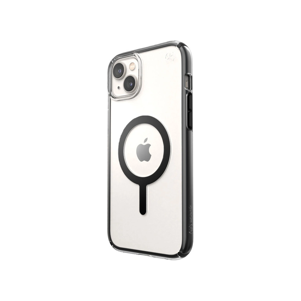 Hurtownia GSM - Etui Speck Presidio Perfect-Clear Impact Geometry MagSafe MICROBAN Apple iPhone 14 Plus / 15 Plus (Čiré / Černé) - SPK396 - {ean13} - Hurt