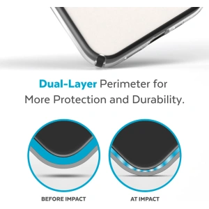 Hurtownia GSM - Etui Speck Presidio Perfect-Clear Impact Geometry MagSafe MICROBAN Apple iPhone 14 Plus / 15 Plus (Čiré / Černé) - SPK396 - {ean13} - Hurt