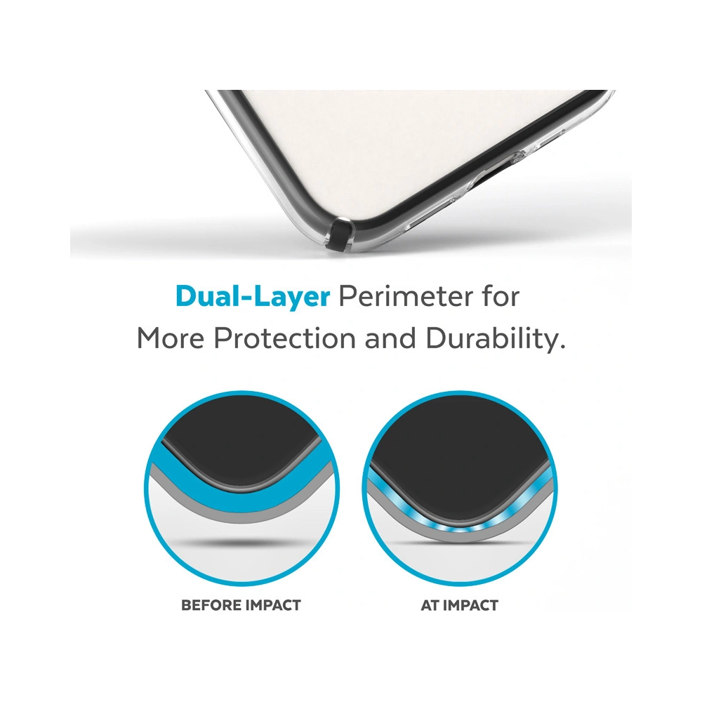 Hurtownia GSM - Case Speck Presidio Perfect-Clear Impact Geometry MagSafe MICROBAN Apple iPhone 14 Plus / 15 Plus (Klar / Schwarz) - SPK396 - {ean13} - Hurt