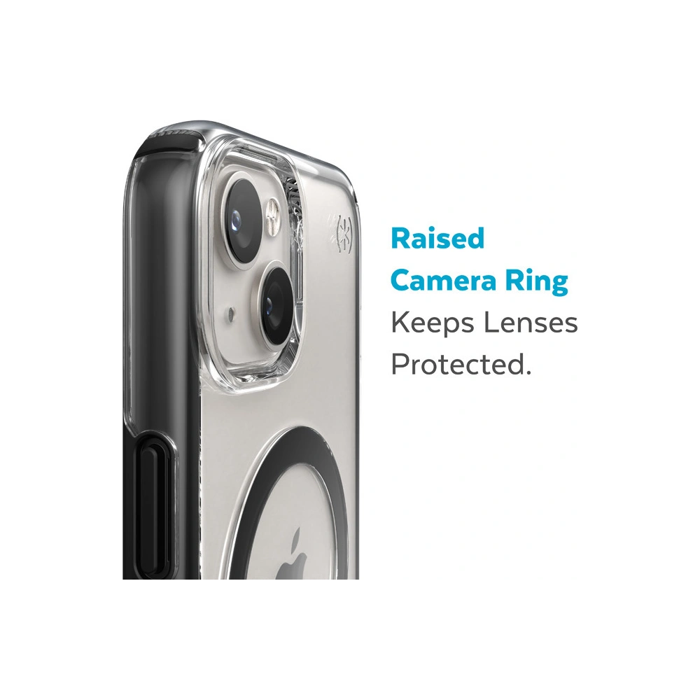 Hurtownia GSM - Case Speck Presidio Perfect-Clear Impact Geometry MagSafe MICROBAN Apple iPhone 14 Plus / 15 Plus (Klar / Schwarz) - SPK396 - {ean13} - Hurt