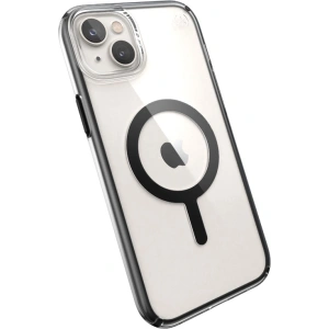 Hurtownia GSM - Etui Speck Presidio Perfect-Clear Impact Geometry MagSafe MICROBAN Apple iPhone 14 Plus / 15 Plus (Čiré / Černé) - SPK396 - {ean13} - Hurt