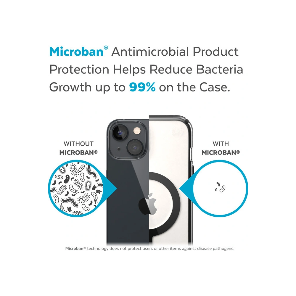 Hurtownia GSM - Case Speck Presidio Perfect-Clear Impact Geometry MagSafe MICROBAN Apple iPhone 14 Plus / 15 Plus (Klar / Schwarz) - SPK396 - {ean13} - Hurt