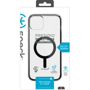 Wholesale Speck Presidio Perfect-Clear Impact Geometry MagSafe MICROBAN Apple iPhone 14 Plus / 15 Plus (Clear / Black) - SPK396 - {ean13} - Hurt